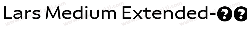 Lars Medium Extended字体转换